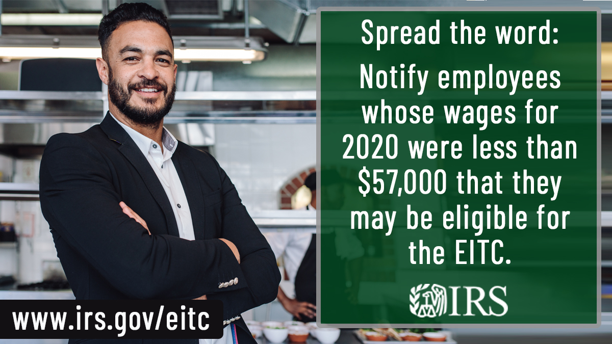EITC and Employer Social Media Image for Tax Year 2020